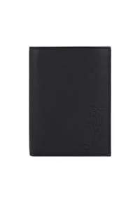 oxmox® - Leather Leather Geldbörse RFID Schutz Leder 9.5 cm - black