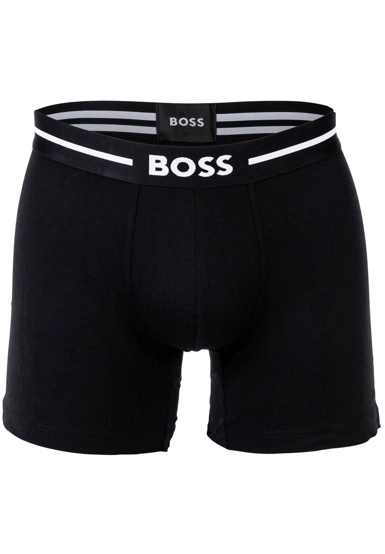Boss Herren Boxershorts, 3Er Pack - 3P Bold, Boxer Briefs, Cotton Stretch, Logo, Schwarz, 2XL