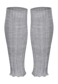 normani® - Strickstulpen mit Alpakawolle - Anthrazit
