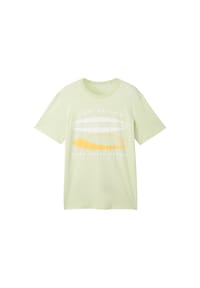 TOM TAILOR - T-Shirt Kurzarmshirt - grün