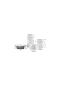 mulex® - Edles Mokkatassen-Set aus feinem Porzellan 100ml – stilvoll & zeitlos - Gold 7 x 5 cm
