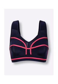 Witt - Sport-BH ohne Bügel - marine-fuchsia