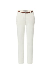 comma, - Chino-Hose, Gürtel, für Damen - 0120  WHITE