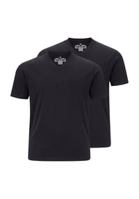 JAN VANDERSTORM - Doppelpack T-Shirt OSMO - schwarz