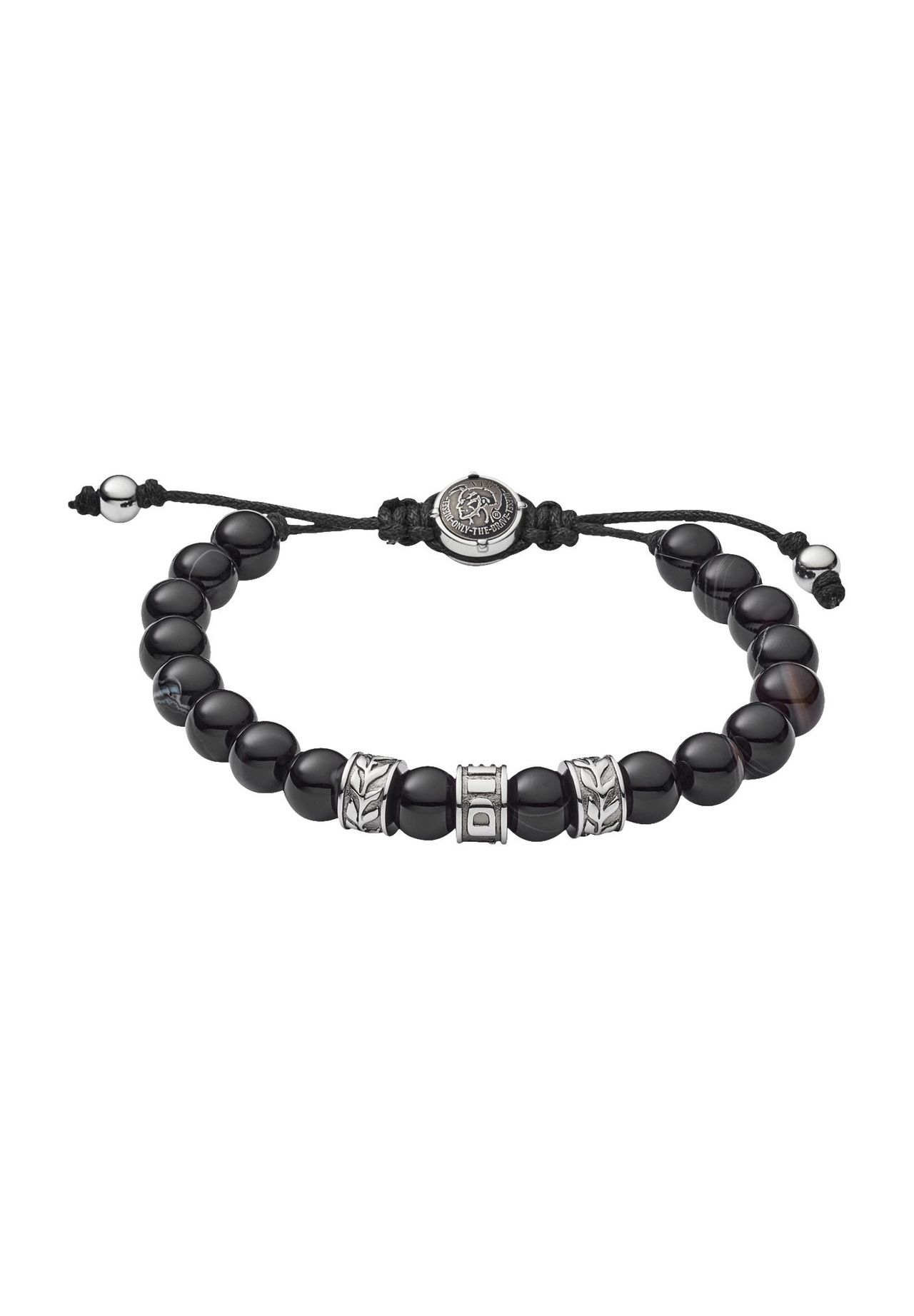 Diesel® Herren Armband "DX1101040", Edelstahl, Schwarz