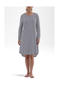 TOM TAILOR - Sleepshirt, Langarm, für Damen - 325 GRÜN-MITTEL
