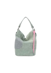 Fritzi aus Preußen Olga - Schultertasche Olga Limited Happy Flocked Jive Soft Berry mit moderner Flockung - Braun