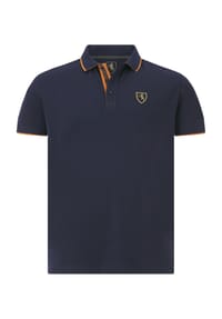 Charles Colby - Poloshirt EARL RUFUNARUS - dunkelblau