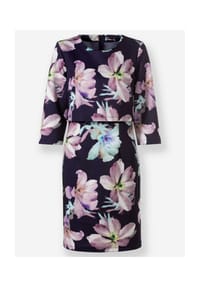 Witt - Jersey-Kleid - marine-kalkmint-bedruckt