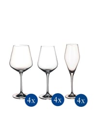 Villeroy & Boch Wein- und Sektgläser La Divina 12er Set transparent - LA DIVINA - transparent