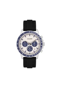 s.Oliver - Armbanduhr The Round Sporty Watch - grau / grün