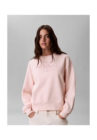 Calvin Klein Jeans - Sweatshirt, Baumwolle, für Damen - 0  VG3 ORANGE