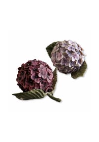LOBERON Dekoblume 2er Set Hortensie lila/pink - Kunstblumen - lila/pink