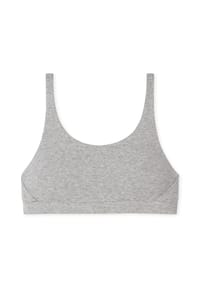 SCHIESSER - Pure Rib Bustier, Rippstruktur, Unterbrustband, für Damen - 000 SCHWARZ