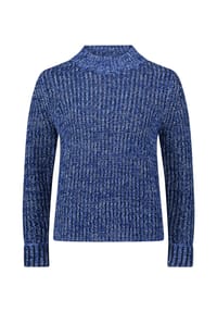 BETTY & CO - Strickpullover mit Struktur - Blue/Light Blue