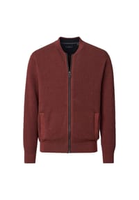 CASAMODA - Herren Strickjacke uni - Dunkelgrau