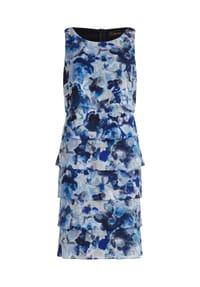 Vera Mont - Cocktailkleid mit Volant - Dunkelblau/Blau