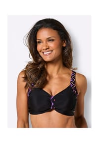 Witt - Bikini-Oberteil - schwarz-pink-lila