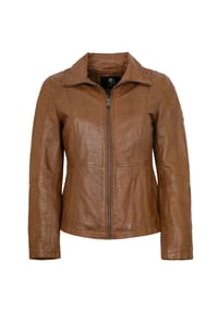 OTTO KERN - Damen Lederjacke Lammnappa cognac - cognac