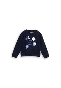 TOM TAILOR - Sweatshirt, Wendepailletten, für Kinder - 10668 SKY CAP BLUE