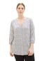 TOM TAILOR plus Hemdbluse, floral, V-Ausschnitt, für Damen Bild 2