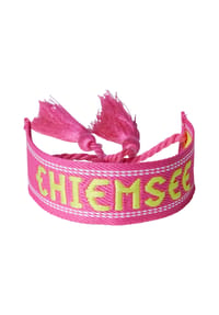 CHIEMSEE - Armband mit Logo und Quastenverschluss - Ebony