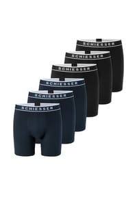 SCHIESSER - Long Short / Pant 6er Pack 95/5 Cotton - Mehrfarbig