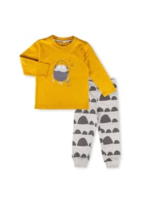 sigikid® - Pyjama Nachtwäsche ,  für Kinder - gelb/grau