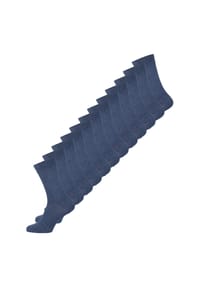 nur die - Basicsocken Baumwolle Business Socke Unifarben - anthrazitmelange
