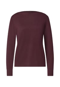 Street One - Strickpullover, U-Boot-Ausschnitt, für Damen - 17820 RUSTIC ROUGE