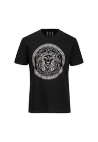 19V69 ITALIA - T-Shirt RAFAEL LION HEAD - Black