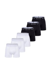 Marc O'Polo - Herren Boxer Shorts, 6er Pack - Boxer,Organic Cotton Stretch - Schwarz