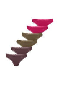 sloggi - String 6er Pack GO Crush - Lilac