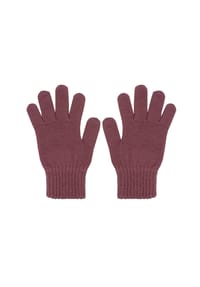 maximo® - KIDS-Fingerhandschuhe, Strick Saisonfarben - caramel cafe
