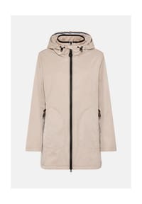 olsen - Kurzmantel mit Kapuze - Classic Beige