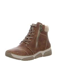 rieker - Lederimitat/Textil Stiefelette - Zimt