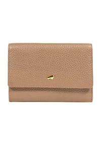 BRAUN BÜFFEL ALESSIA - Geldbörse, Leder, Emblem, uni, für Damen - 010. SCHWARZ 0
