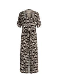 BETTY BARCLAY - Jumpsuit mit Eingrifftaschen - Schwarz/Beige