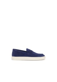 kazar - Dunkelblaue Slipper aus Wildleder - Dunkelblau