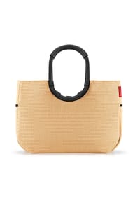 reisenthel® - Shoppertasche, Reißverschlussfach, für Damen - RAFFIA BLACK
