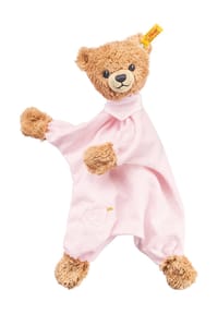 Steiff - Schmusetuch "Schlaf Gut Bär", 30 cm - ROSA