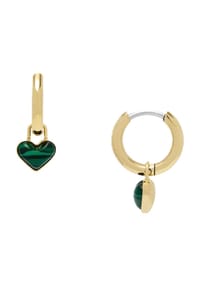 FOSSIL MODERN MEADOWS - Damen Creolen, Edelstahl - GOLD