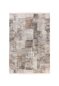 me gusta - Wohnzimmer Teppich – Vintage Teppich Akropolis 425 in grau - silber – Vintage - grau - silber