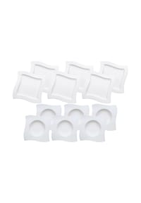 Villeroy & Boch Tafelservice NewWave 12er Set weiß - NEWWAVE - weiß