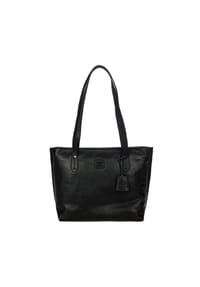 BRIC'S Volterra - Volterra Schultertasche Leder 28 cm - black