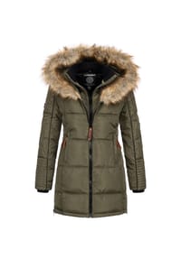 GEOGRAPHICAL NORWAY - Winterjacke mit Kapuze Regular Fit - Dunkelgrün