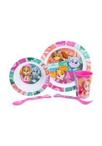 COFI - Paw Patrol Teller-Set Mikrowellengeeignet 5-teiliges Kindergeschirr - Mehrfarbig 25x8,5x25,5 cm