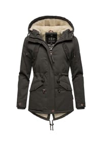 MARIKOO® - Winterjacke Manolya - Anthrazit
