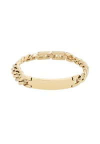 Adelia's - Adelia's Unisex Panzerarmband aus Edelstahl - gold