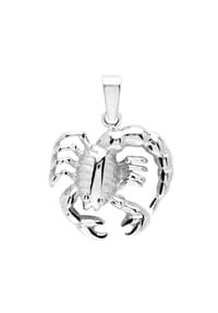 OSTSEE-SCHMUCK® - Anhänger , Tierkreiszeichen Skorpion , Silber 925/000 - silber